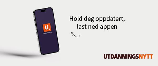 Illustrasjon av appen Utdanningsnytt.